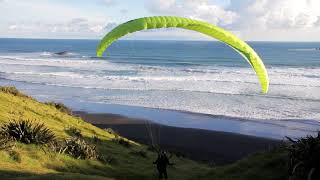 Paragliding at Muriwai