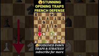 Poisoned!😮 Pawn TRAP The Queen #tricks