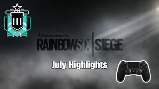 July Ranked Highlights Platnium PS4 | Rainbow Six Siege