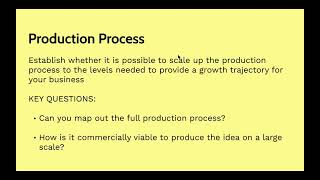 UEZ Investment Readiness: What Investors want to know: Innovation Model Canvas (15/06/2021)