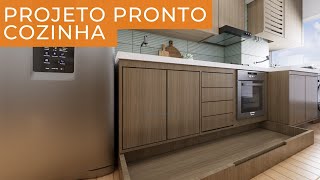 Tour cozinha integrada com sala│ Marilia │116 BC