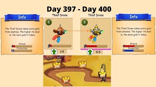 The Catapult 2 Dessert Day 397 - Day 400 Max upgrade Thief Drone 5/5