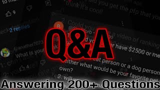 Q&A, Answering Over 200 Questions