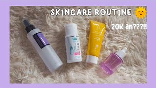 morning skincare routines untuk kulit kering🌻✨🌞