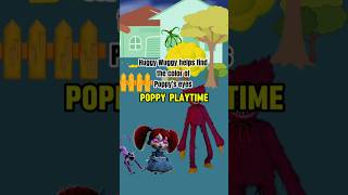 Huggy Wuggy find the color of Poppy's eyes - poppy playtime #shorts #084