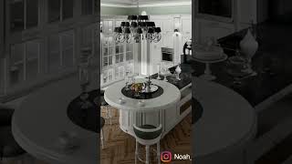 Trendy modular kitchen design ideas.#interiordesign #modularkitchen #interiordesign #kitchen