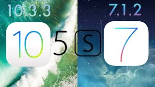 iPhone 5S - iOS 7.1.2 vs. 10.3.3