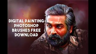 Photoshop CC Digital Painting Brushes Free Download