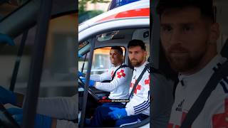 Messi & Ronaldo Paramedics 🚑 #football #shorts #messi #ronaldo #neymar #ibrahimovic #viral