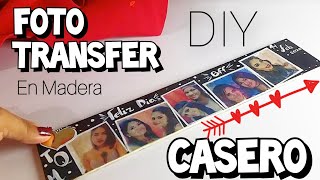 Foto Transfer en Madera Casero - Fácil y Rápido - Manualidades para regalar ❤️ #diy