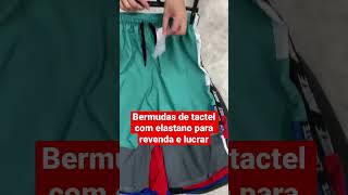 Bermudas de tactel com elastano para revenda e lucrar #lojadeatacado #atacadogoiania44 #atacadobras