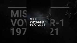 Misi Voyager-1 menjelajah alam semesta - part 1 #shorts