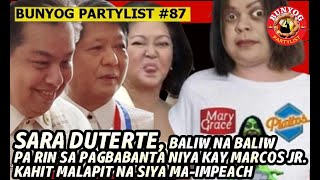 SARA DUTERTE, BALIW NA BALIW PA RINSA PAGBABANTA NIYA KAY MARCOS JR.KAHIT MALAPIT NA SIYA MA-IMPEACH