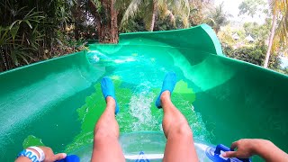 Giant Tube Rides Water Slide At Bukit Merah Water Park