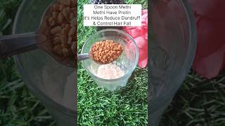 😱Fenugreek Water For Hair Growth |Stop Hairfall 💯 #shorts #haircare #longhair #hairgrowth #viral