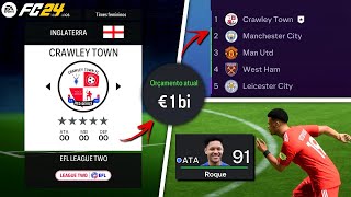 Reconstruindo o PIOR TIME da Inglaterra com $1 BILHÃO! - EA FC 24 Experimento