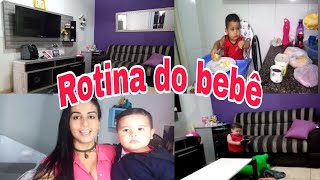 Rotina do bebê de 01 ano e cinco meses/ Arrumação na casa/ mãe de dois.