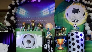 Football Theme Decor ⚽🎉🏆🎊🥇@sp.event.management22 #birthday #happybirthday #birthdayboy