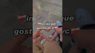 💕 Iniciais q gostam de vc 💕 #escreva_se_no_canal #aesthetic #shortsviral #fypシ