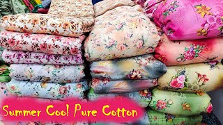 Summer Cool Pure Cotton Digital Printed Dress Material | Riya Garments