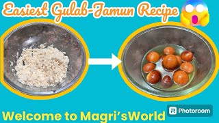 Sabse Easy Tarika Gulab Jamun Recipe | Gits Ready Mixed Gulab Jamun @Magri’world😋👌🏻🤤