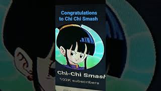 Congratulations To Chi Chi Smash reached 100K subscribers on her channel 💯🎉