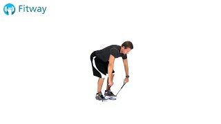 How To Do: Resistance Band Row - Bent Over Shoulder | Back Workout Exercise