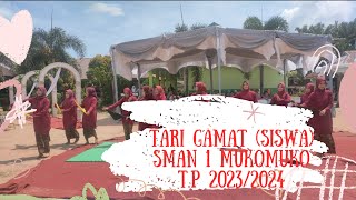 Tari gamat (Siswa) SMAN 1 MUKOMUKO T.P 2023/2024#Full video dari awal hingga selesai tari