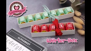 Tutorial: Wörterbox mit Produkten von Stampin' Up!