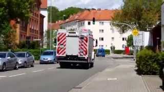 Feuerwehr Bad Hersfeld auf dem Weg zu einem gemeldeten LKW Brand