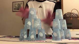 Sport Stacking Mediums Cycle 5.984 (NEW RECORD!!) [Recorded in April 2024]