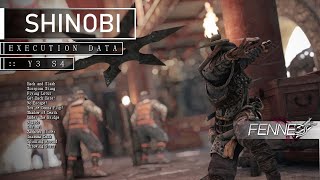 Execution Data - Shinobi | For Honor