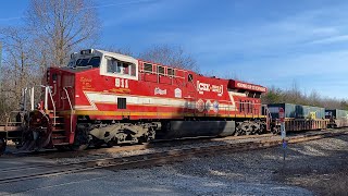 Csx I033 with the 911 spirit of our 1st reponders at jones crossing