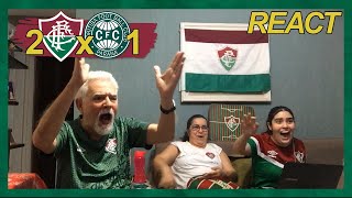 FAMÍLIA TRICOLOR REAGE À 2 FLUMINENSE X 1 CORITIBA - CAMPEONATO BRASILEIRO 2023