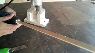 Cara membuat dowel menggunakan mesin trimmer | Dowel maker