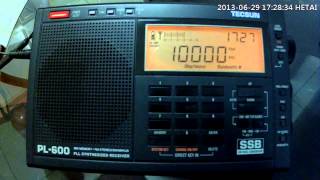 TECSUN PL600 - 10.000kHz -  Observatório Nacional - Brasil