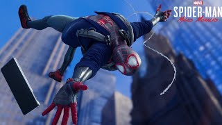 Spider-Man Miles Morales Stylish Pro Web Swinging 🕸 Brooklyn heights suit Free Roam