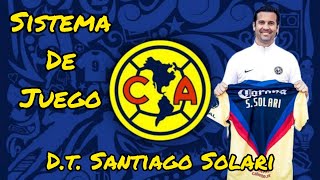 Fútbol Sistema de Juego Táctico 🇲🇽 "Club América" Santiago Solari