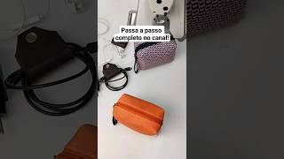 Mini nécessaire para usar como porta carregador e fones de celular! Passo a passo completo no canal!