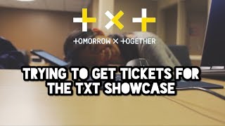 buying txt tour tickets | vlog