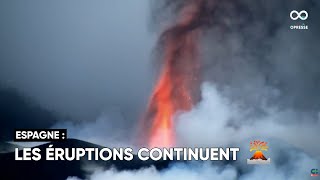 Des images nocturnes spectaculaires montrent l'éruption du Cumbre Vieja