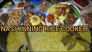 NASI KUNING GURIH WANGI RICE COOKER ALA @mamayousef !!!! MUDAH DAN CEPAT