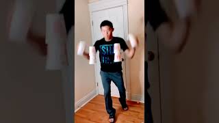 Top 3 noodles cup tricks 🔥 #shorts #crazytricks #juggling