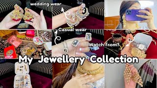 HERE’S MY JEWELLERY COLLECTION😍| watch from? |My insta insta link is in description|she’s vlog👑