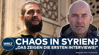 SYRIEN: Sorge in Nahost! Rebellen-Chef äußert sich zur Lage! Wie sind die Pläne der HTS-Miliz?