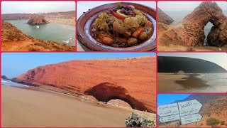 رحلة الى جنوب المغرب الجزء الثاني🇲🇦  🏖جولة لاقليم مير اللفت و سيدي افني و شاطئ الجزيرة الساحرالمنظر🏖