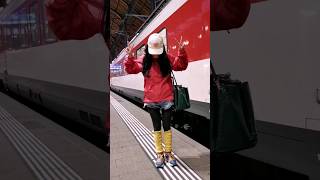 Cool comfortable winter outfits for traveling by train 💃🚆#fashion #shorts #outfit #fyp