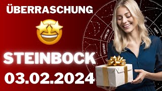 STEINBOCK ♑️🎁 EINE GROSSE ÜBERRASCHUNG! ⭐️ Horoskop - 03.Februar 2024 #steinbock #tarot