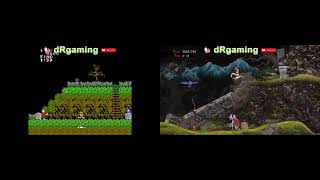 Ghosts N Goblins NES vs PC Comparison