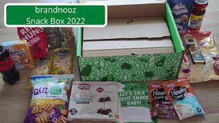 brandnooz Snack Box April 2022 - Ausgepackt und vorgestellt - Lohnt sich die neuste Box?